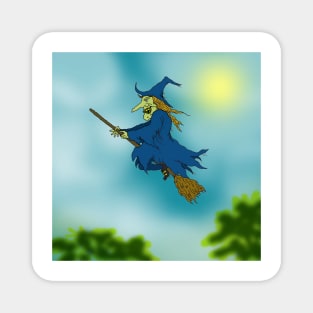 Blue sky Witch. Magnet