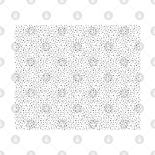 Dalmatian Fur Pattern by HappyGiftArt