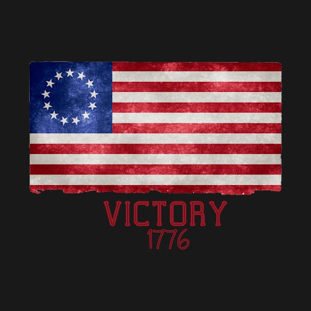 Betsy Ross Flag American Victory by Oh My Gift Art