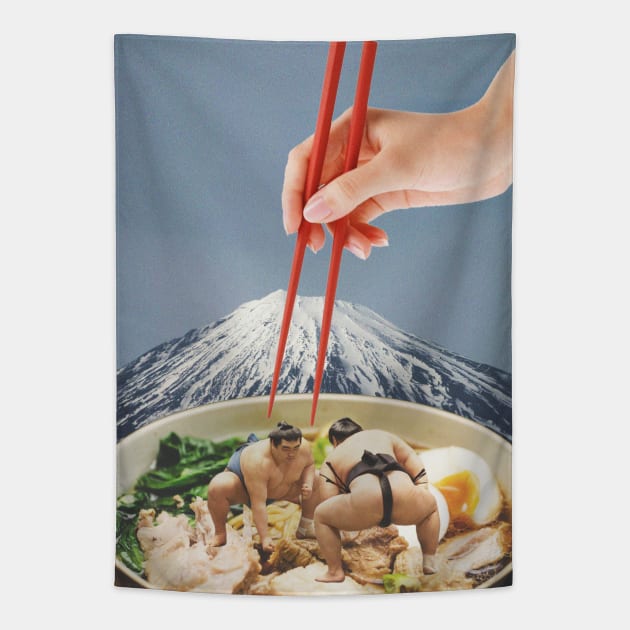 Sumo, Fuji, Ramen // Japan Love Tapestry by MsGonzalez