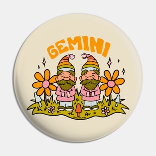 Gemini Gnome Pin