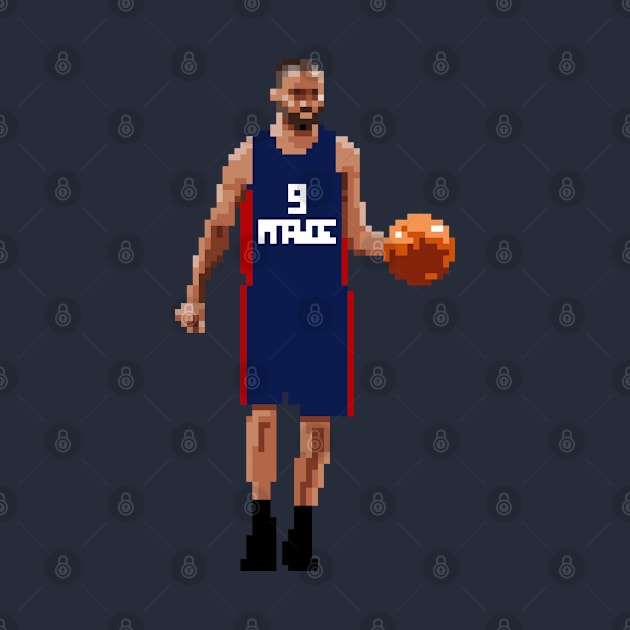 Tony Parker Pixel Dribble by qiangdade