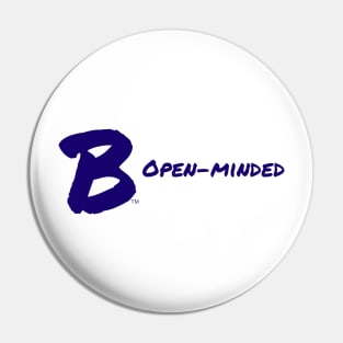 B Open-Minded Pin