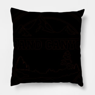 Grand Canyon National Park shirt Hiking Wanderlust Pillow