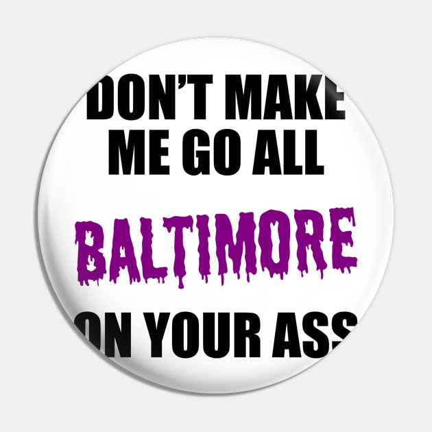 Baltimore Football Pin by CafePretzel