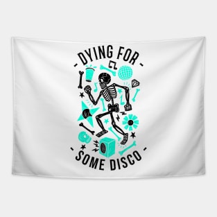 DYING FOR SOME DISCO (blue/black) Tapestry