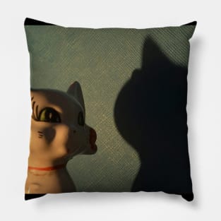 Cat and Shadow Pillow