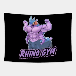 rhino gym monster Tapestry