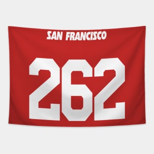 Mr. Irrelevant #262 Purdy Jersey (Front/Back Print) Tapestry