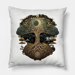 Tree of Life - Designs for a Green Future Pillow