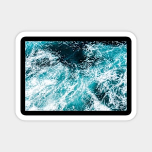 Blue Ocean Summer Beach Waves Magnet