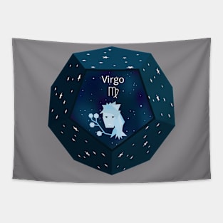 Virgo in a cosmos ball Tapestry