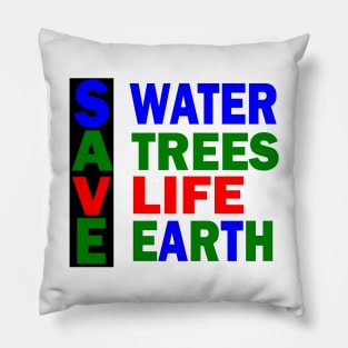 Save Earth Pillow