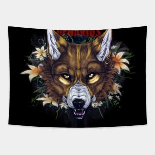 Killer Wolf Tapestry