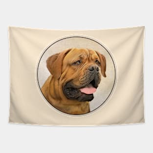 Dogue de Bordeaux Painting - Cute Original Dog Art Tapestry