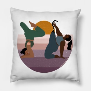 Yoga Sunset Pillow