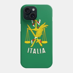 Italian Republic  // Faded Style Coat of Arms Emblem Design Phone Case