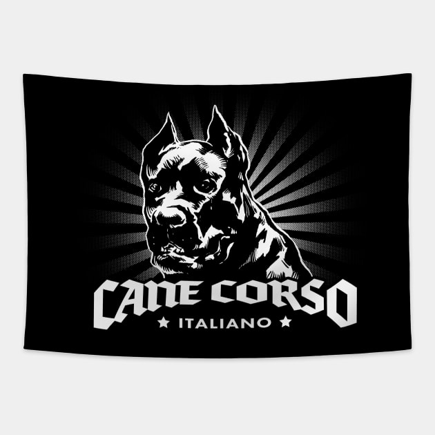 Cane Corso Tapestry by Black Tee Inc