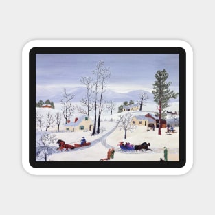 grandma moses Magnet