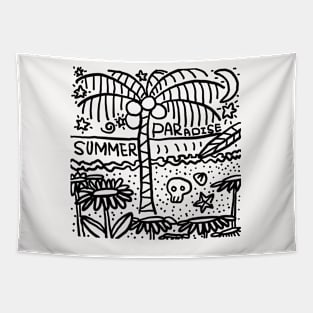 beach paradise Tapestry