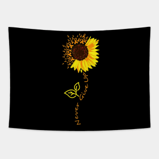 Sunflower Never Give Up Multiple Sclerosis Awareness Tapestry