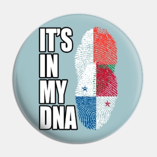 Malagasy And Panamanian Mix Heritage DNA Flag Pin