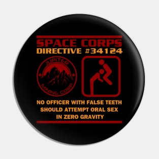 JMC Space Corps Directive #34124 Zero Gravity Pin