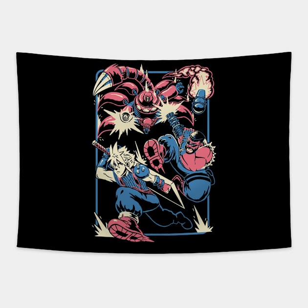 Sentinel's Rampage Tapestry by Henrique Torres