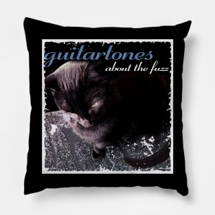 Dr. Madtone's Guitartones about the fuzz album cover parody cat Pillow