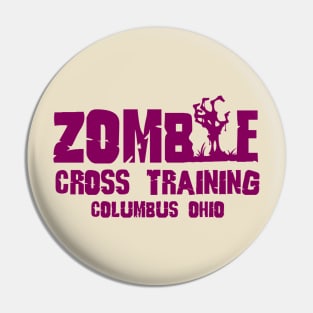 Zombie Hand Cbus Purple Pin