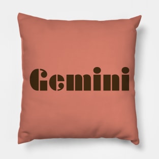 Gemini - Zodiac Sign Pillow