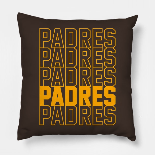 PADRES Pillow by Throwzack