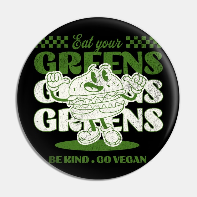 Eat Your Greens, Go Vegan, Vegan Christmas Gifts 2023 Pin by KindWanderer