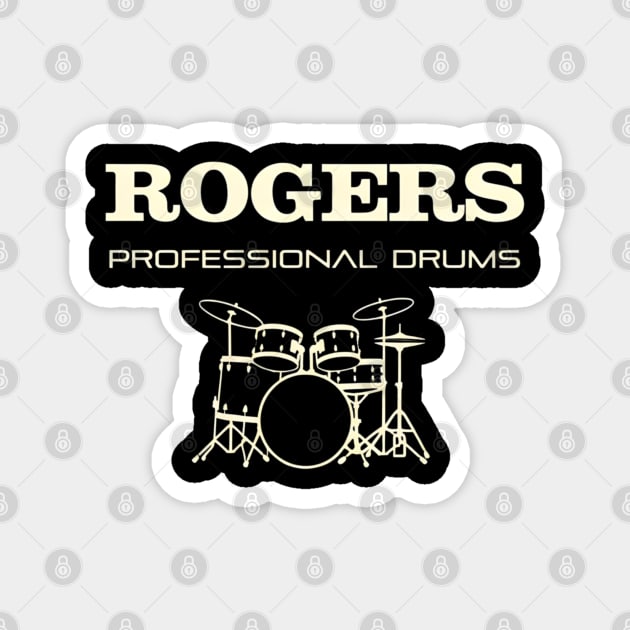 Rogers-Professional-Drums Magnet by dtr_art