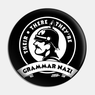 Grammar Nazi 3 Pin