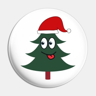 Funny Christmas tree Pin