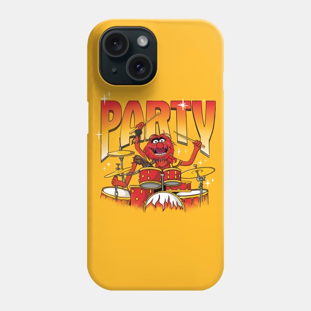 Party Animal Muppets Show Phone Case by stayfrostybro