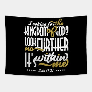 Kingdom of God is Within Me Tapestry