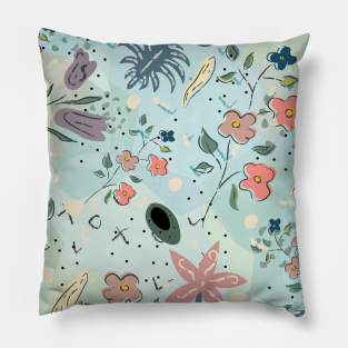 Floral Pattern Pillow