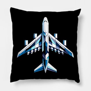 Geometric Jumbo | Boeing 747 Tee Pillow