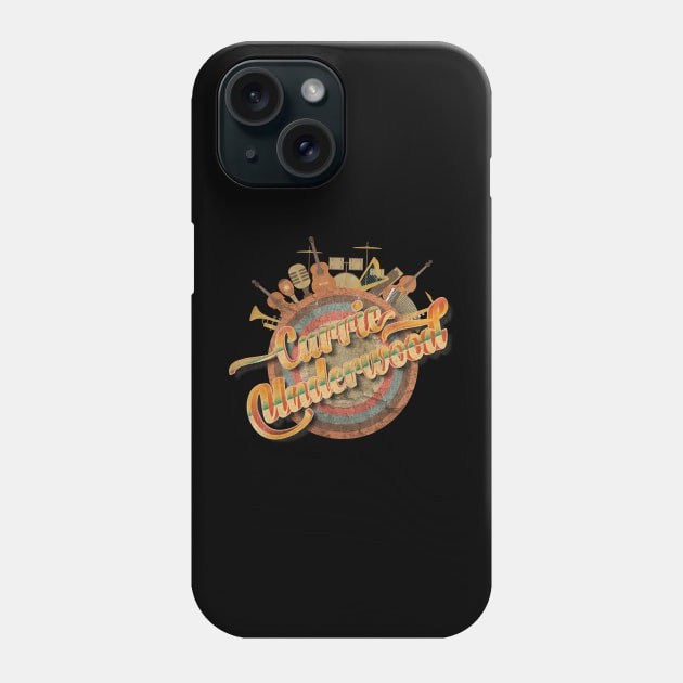 Tour Music Designs Vintage Retro - Carrie Underwood Phone Case by kumurkumur