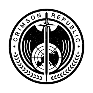 Crimson Republic Patch T-Shirt