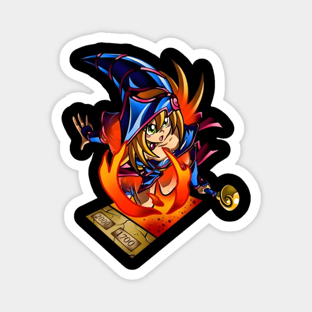 dark magician girl Magnet by primemoment