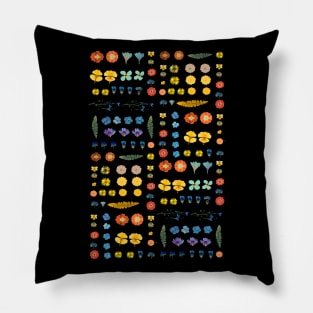 Dried flowers cute colorful Pillow