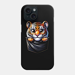tiger pocket Phone Case