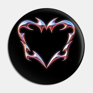 3D Holographic Gothic Design Element Pin