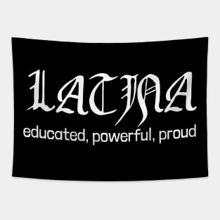 Educated Latina Tapestry