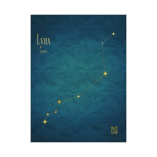 Night Sky Constellations - Lynx T-Shirt