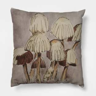 Baby mushrooms Pillow