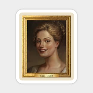 Julia Hearst portrait Magnet